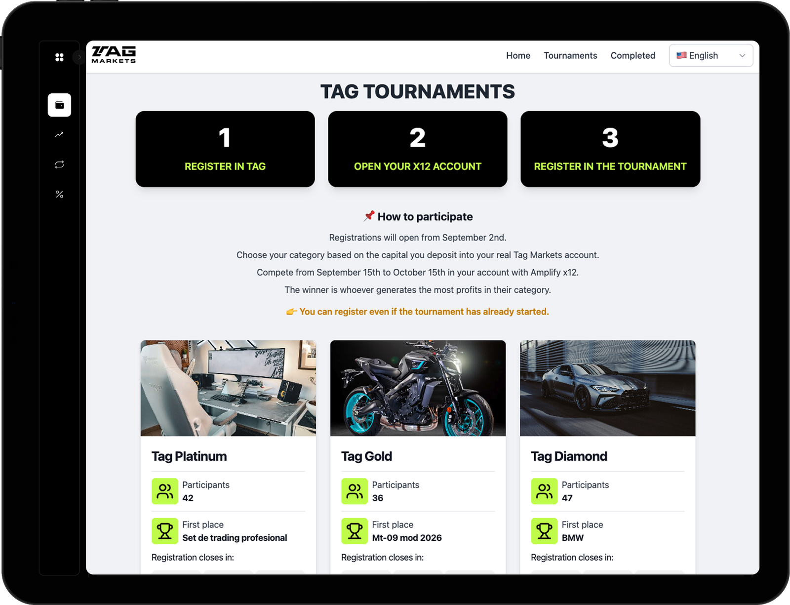 Tag Markets Ltd Platform Feature 2