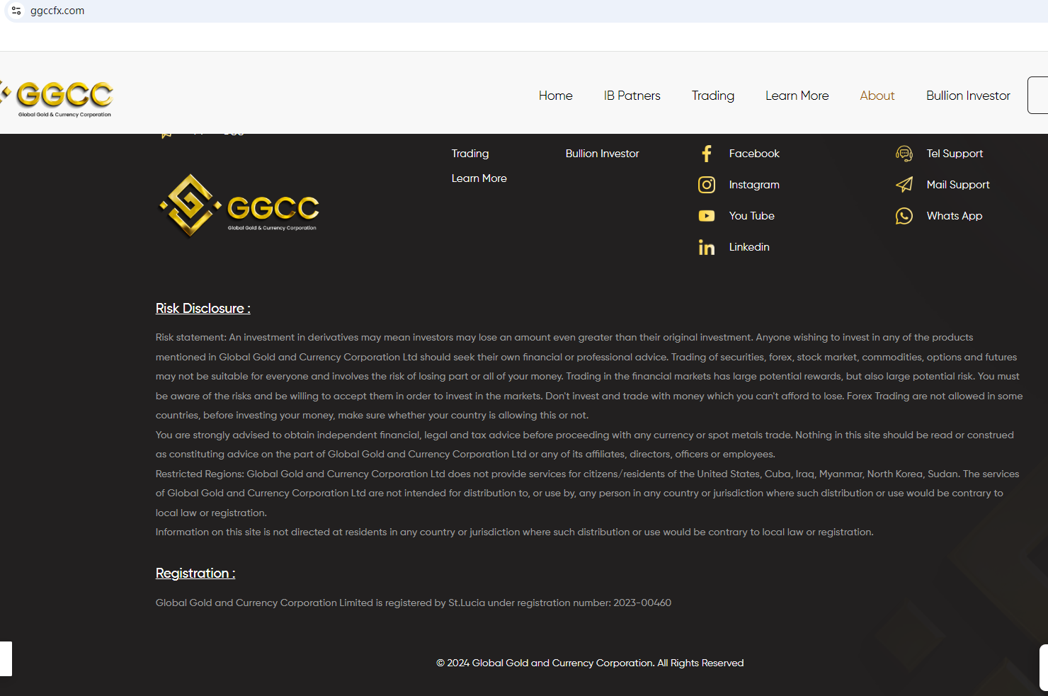 GLOBAL GOLD & CURRENCY CORPORATION Platform Feature 3