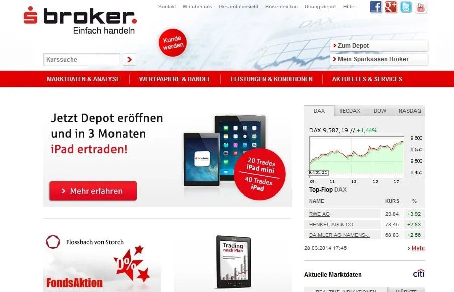 Sparkassen Broker Platform Feature 2