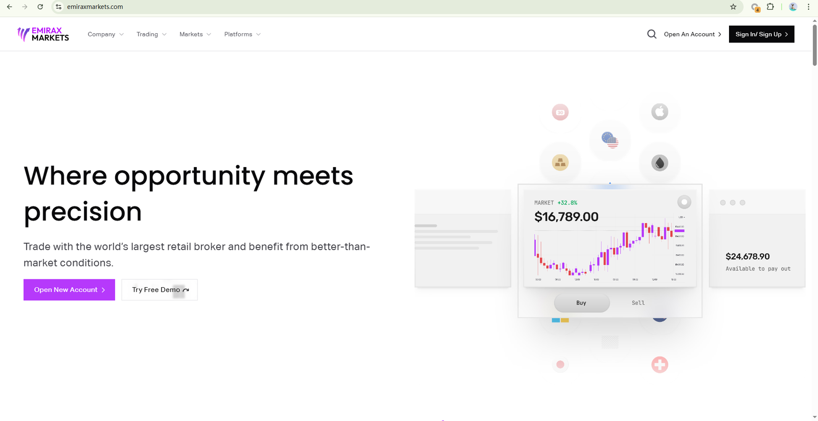 EmiraX Markets Ltd Platform Feature 3