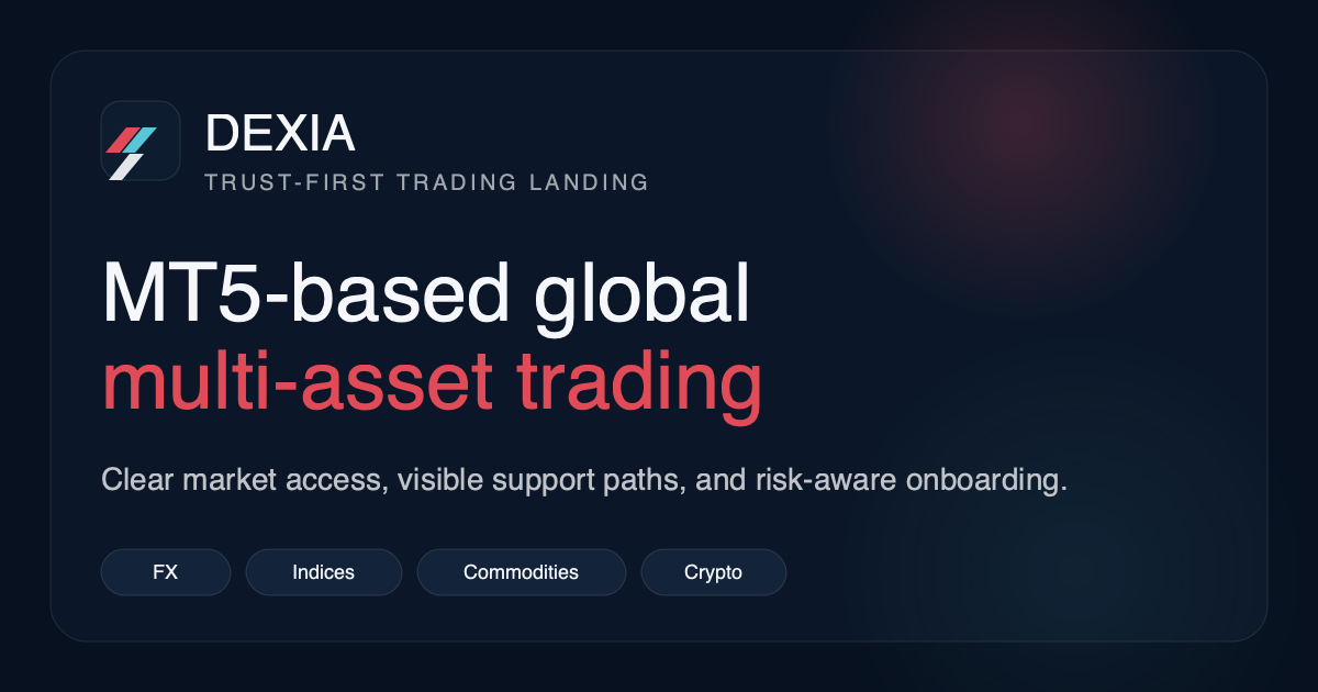 DEXIA LTD. Platform Feature 2